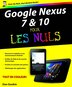 Google Nexus 7 et 10 pour les nuls