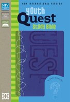 NIV, Youth Quest Study Bible, Imitation Leather, Blue/Green