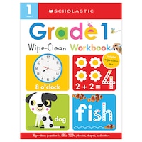 Scholastic Early Learners:  Wipe Clean Workbooks - Grade 1