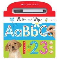 Scholastic Early Learners:  Write and Wipe ABC 123