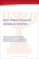 New Directions In Qumran Studies