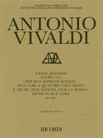 Antonio Vivaldi - Lauda Jerusalem: (psalm 147) Rv 608
