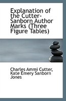 Explanation Of The Cutter-sanborn Author Marks