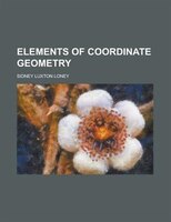 Elements Of Coordinate Geometry