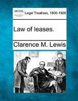 Law Of Leases.
