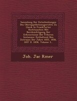 Sammlung Der Entscheidungen Des Oberappellationsgerichts Zu L?beck In Frankfurter Rechtssachen Mit Ber?cksichtigung Der Erkenntnis