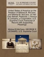 United States Of America On The Relation Of Mildred B. Mccans, And Mildred B. Mccans, On Her Own Behalf, Petitioner, V. Armour