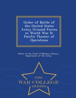 Order of Battle of the United States Army Ground Forces in 