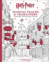 Harry Potter:  Magical Places and Characters Poster Coloring