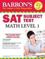 Barron&apos;s SAT Subject Test:  Math Level 1, 6th Edition