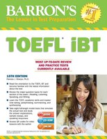 Barron&apos;s Toefl Ibt With Cd-rom And Mp3 Audio Cds, 15th Edition