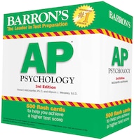 Barron&apos;s AP Psychology Flash Cards, 3rd Edition