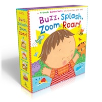 Buzz, Splash, Zoom, Roar!: 4-book Karen Katz Lift-the-Flap 