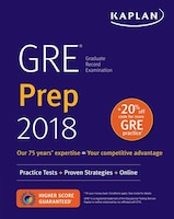 GRE Prep 2018: 4 Practice Tests + Proven Strategies + Online