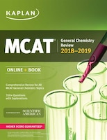 MCAT General Chemistry Review: Online + Book