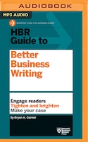 Hbr Guide To Better Business Writing