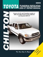 Chilton Toyota Tundra / Sequoia 2000 - 2007 Repair Manual: Covers all U.S. and Canadian Models of 2WD and 4 WD Toyota Tundra 2000-2006 and Sequoia 2001-2007