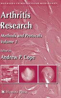 Arthritis Research: Volume 1: Methods And Protocols