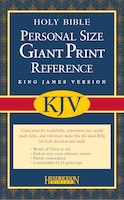 KJV PERSONAL SIZE GIANT PRINT REFERENCE BIBLE: Imitation 