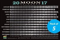 2017 Moon Calendar Card : Lunar Phases, Eclipses, and More