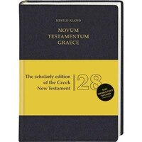 Novum Testamentum Graece Nestle-aland 28th Edition, Black