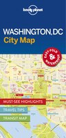 Lonely Planet Washington Dc City Map 1st Ed