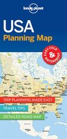 Lonely Planet Usa Planning Map 1st Ed