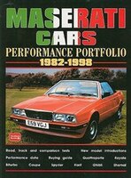 Maserati Cars 1982-1998 -performance Portfolio
