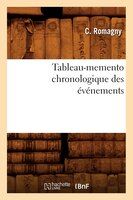 Tableau-Memento Chronologique Des Evenements