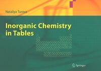 Inorganic Chemistry In Tables