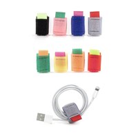 Kikkerland Cable Ties 8 Pack - Multi Colour  By Kikkerland