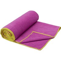 Gaiam Thirsty Yoga Mat Towel - Radiant Orchid / Citron By Gaiam