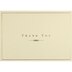 Gold & Cream Thank You Notes
