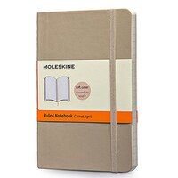 Moleskine Soft Cover Notebook - Ruled Pages - Khaki Beige (pocket) By Moleskine