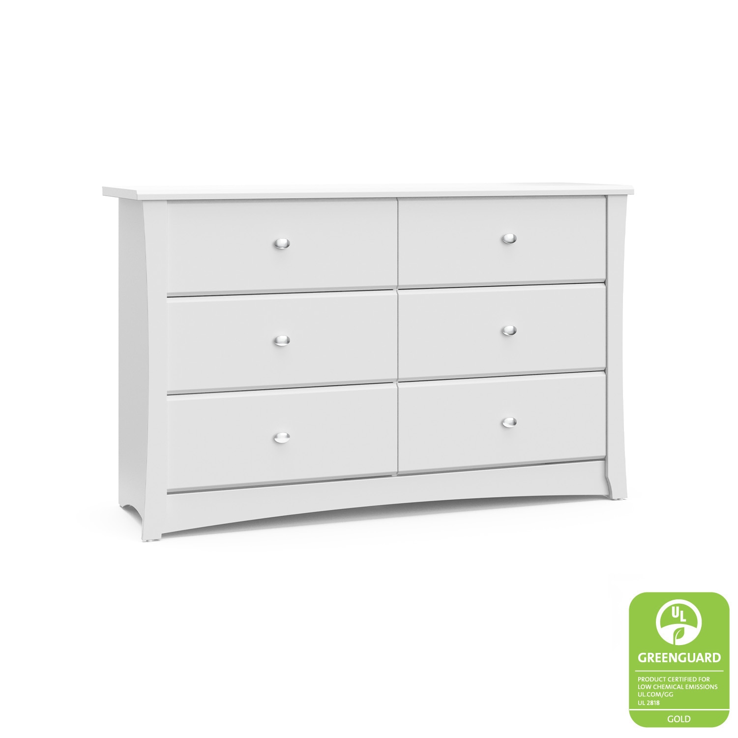 Crescent 6 drawer store double dresser