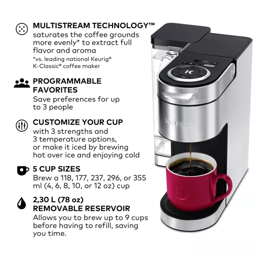 KEURIG K-Supreme Plus Single Serve Coffee Maker | Willowbrook Shopping ...