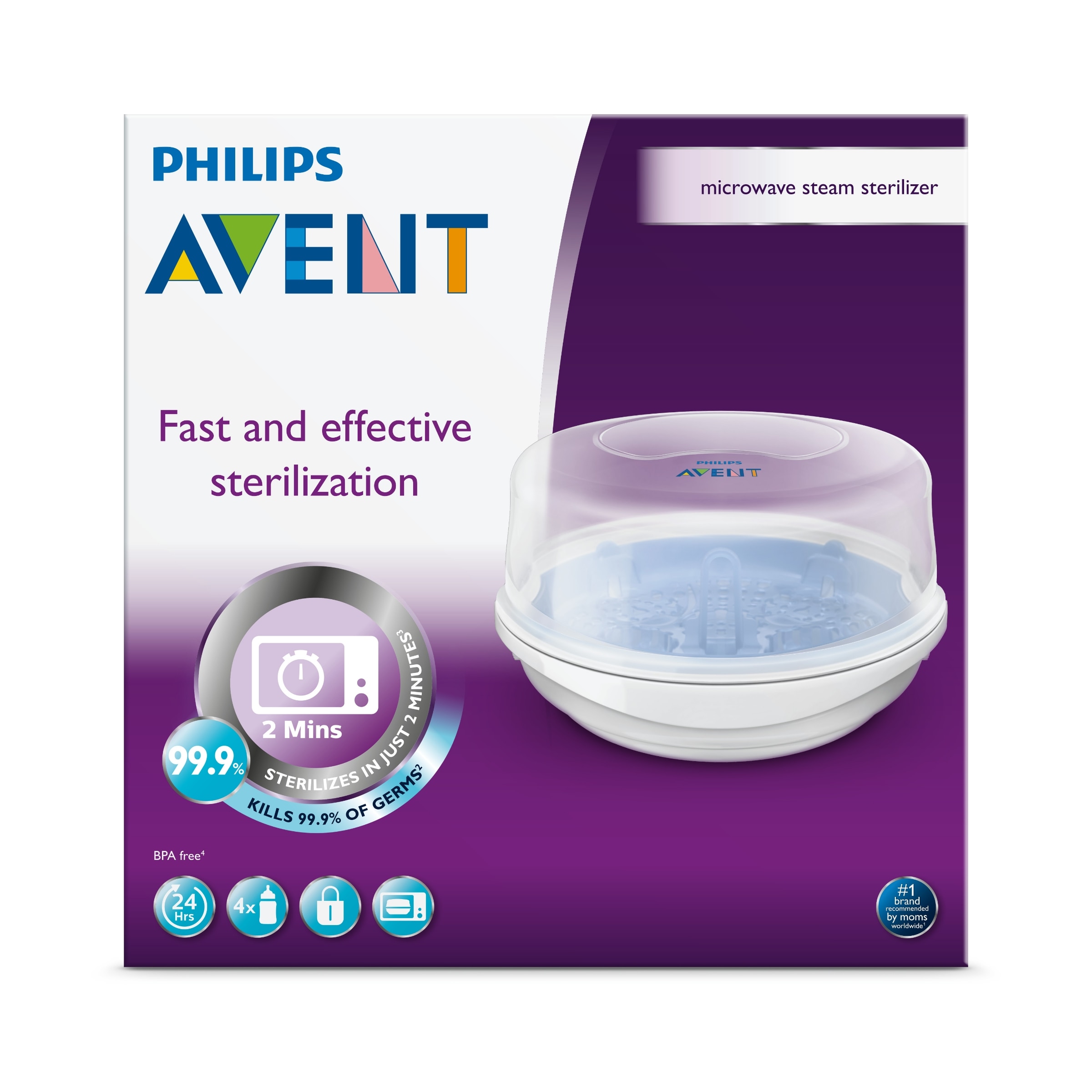 Avent express steam sales steriliser