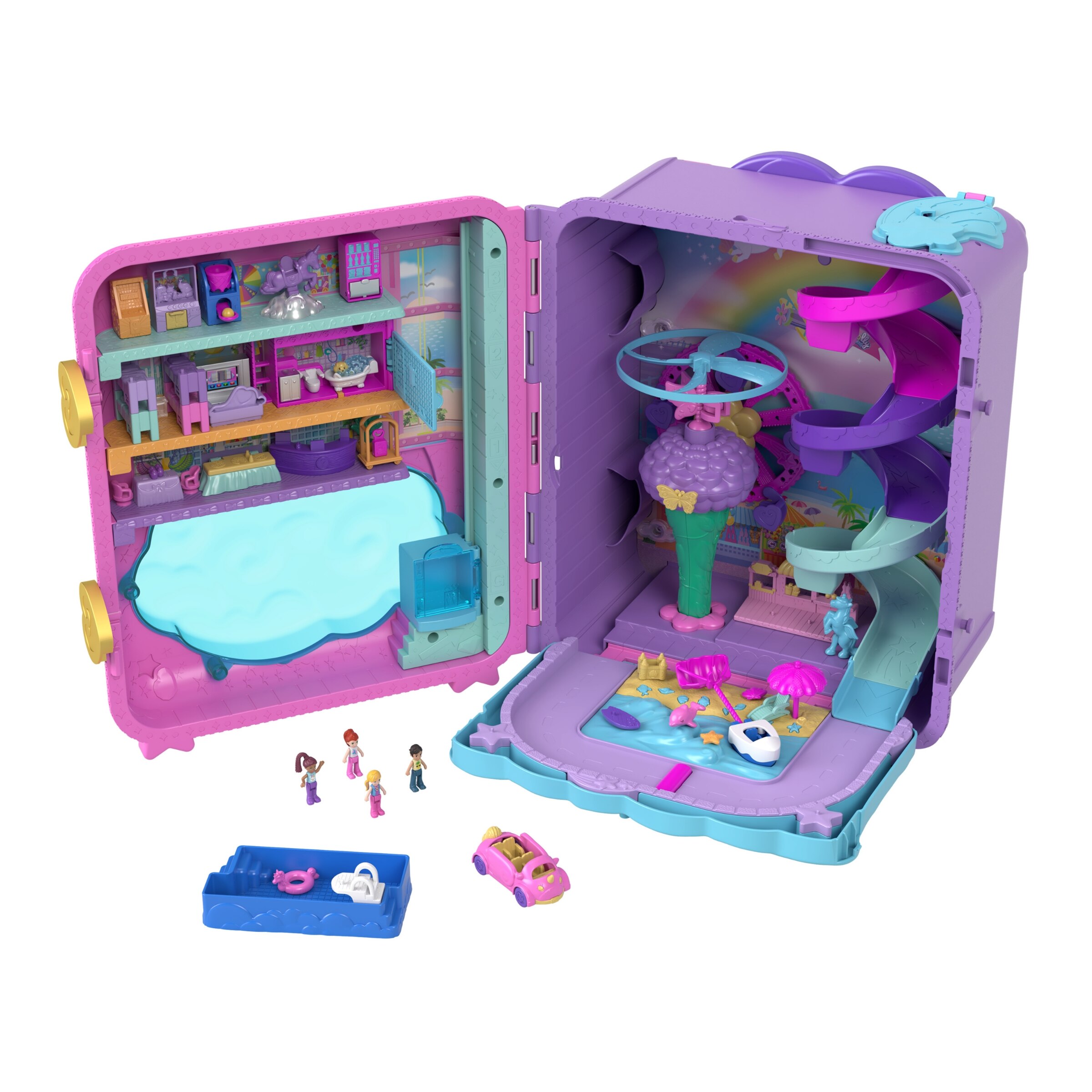 Polly Pocket Playset Mini Mundo De Aventura FRY35 - Mattel - Ri Happy