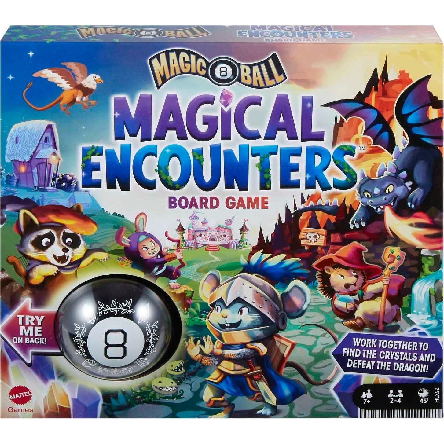 Mattel Magic 8 Ball Magical Encounters Board Game Willowbrook