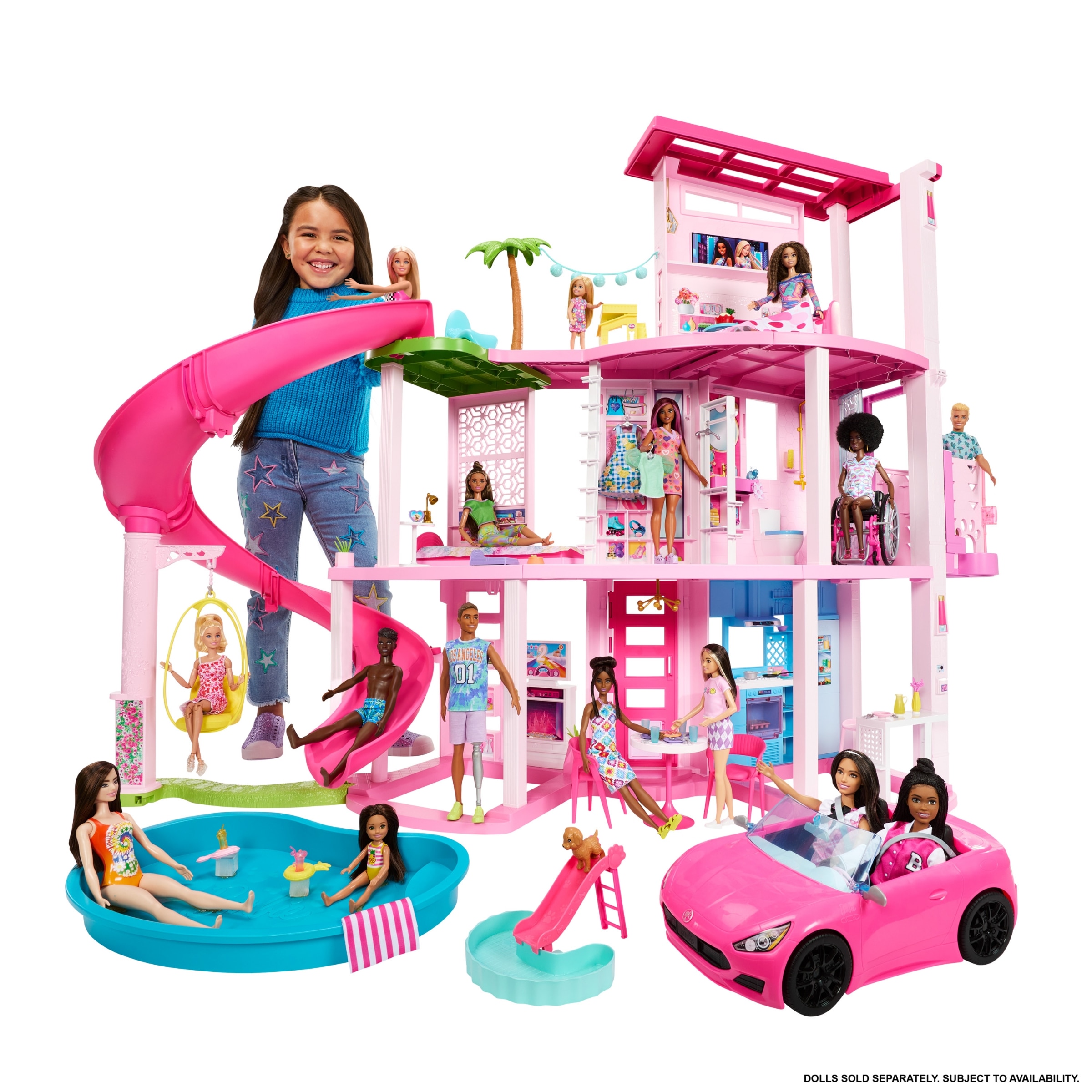 Barbie Dreamhouse Pool Party Doll House 75 Pieces The Pen Centre