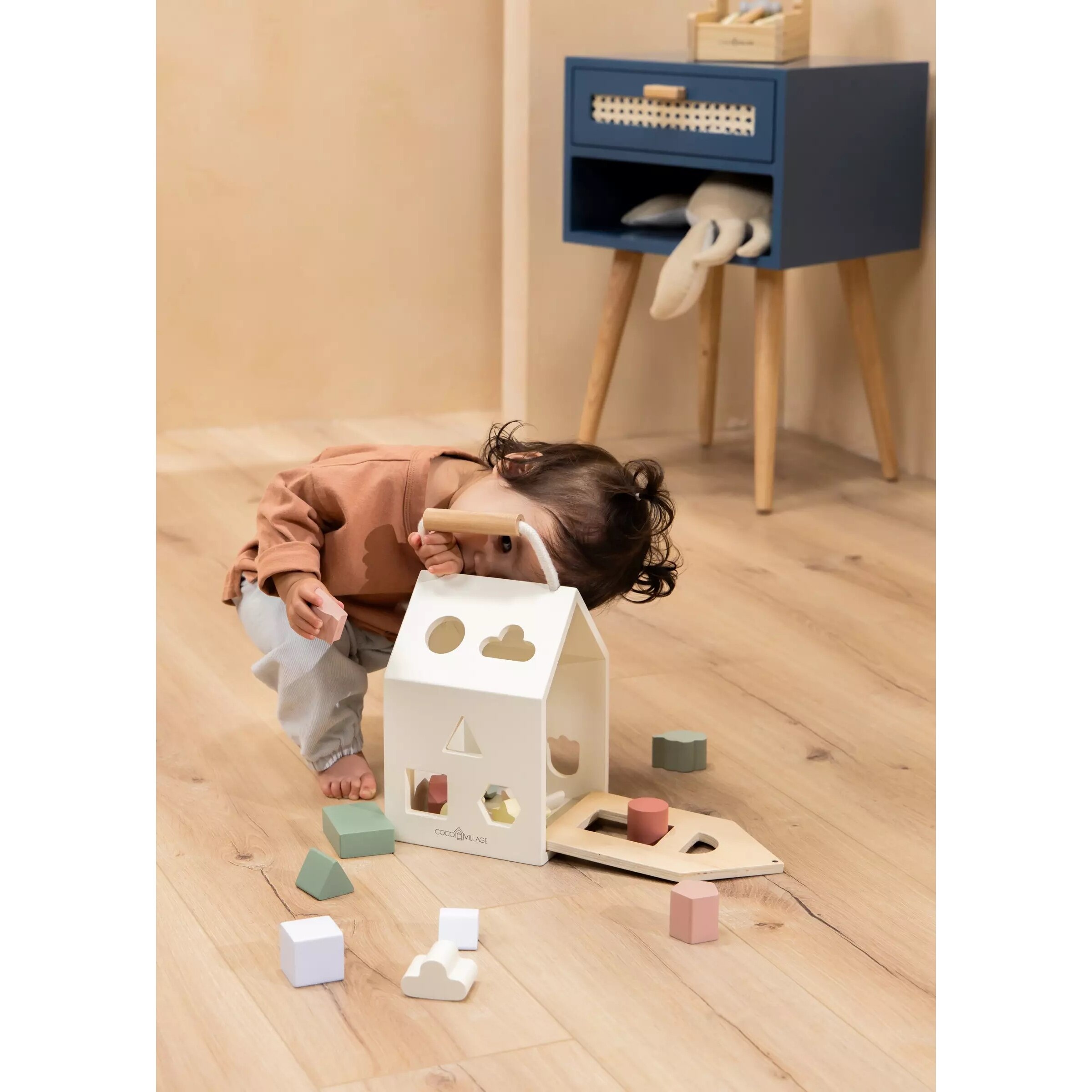 Coco Village Wooden Shapes Sorting House Willowbrook Shopping Centre