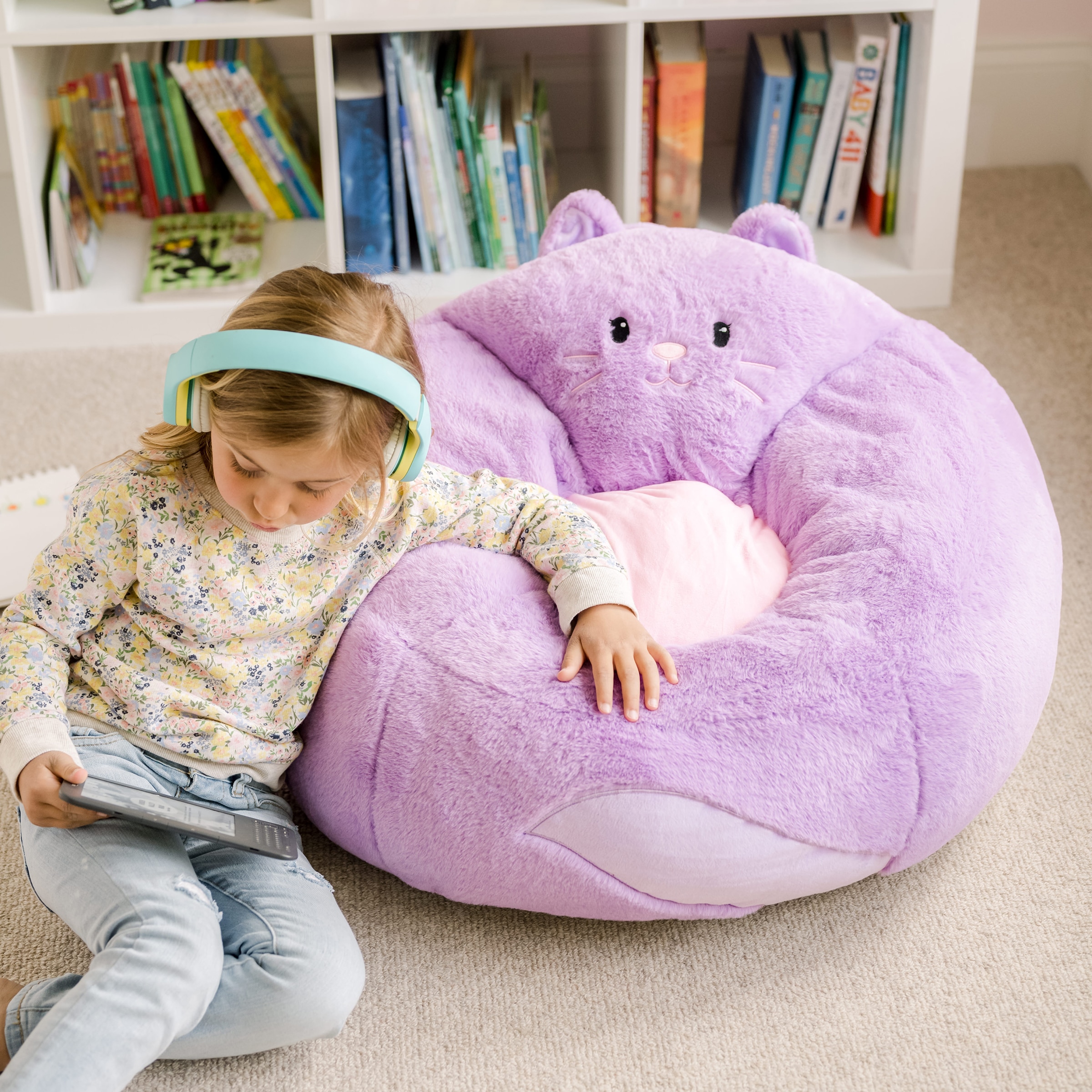 Flash Furniture Lavender Bean Bag Chair Flash Furniture Small Bean