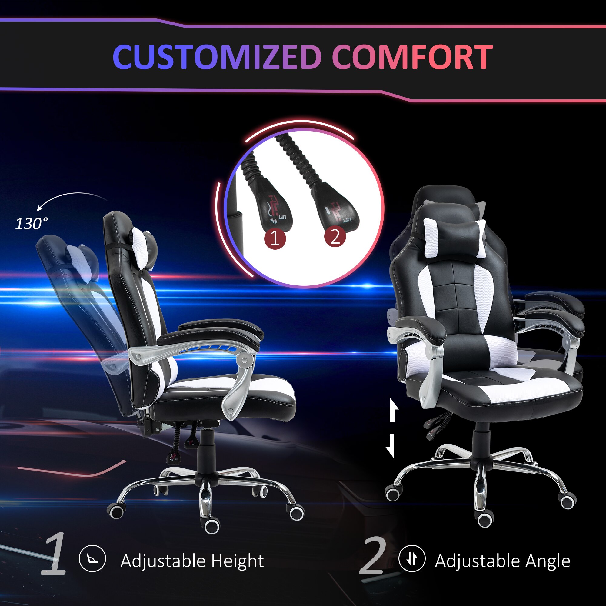 Homcom gaming online chair