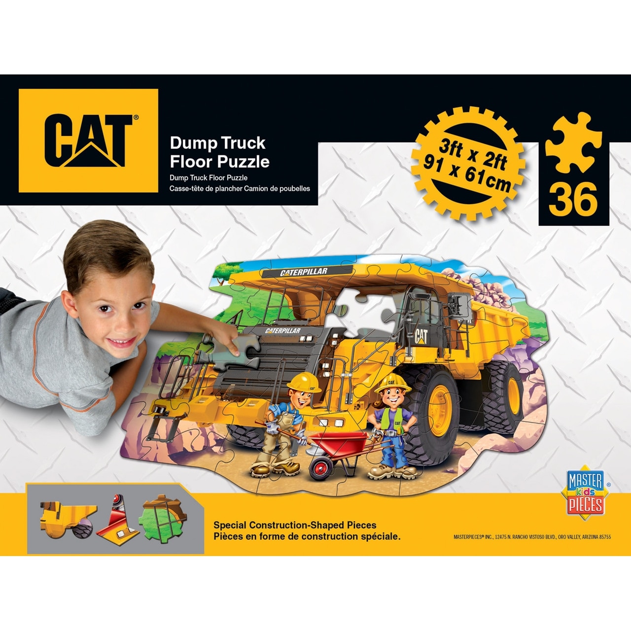 MasterPieces Caterpillar 36 Piece Floor Puzzle, 3-4 Years