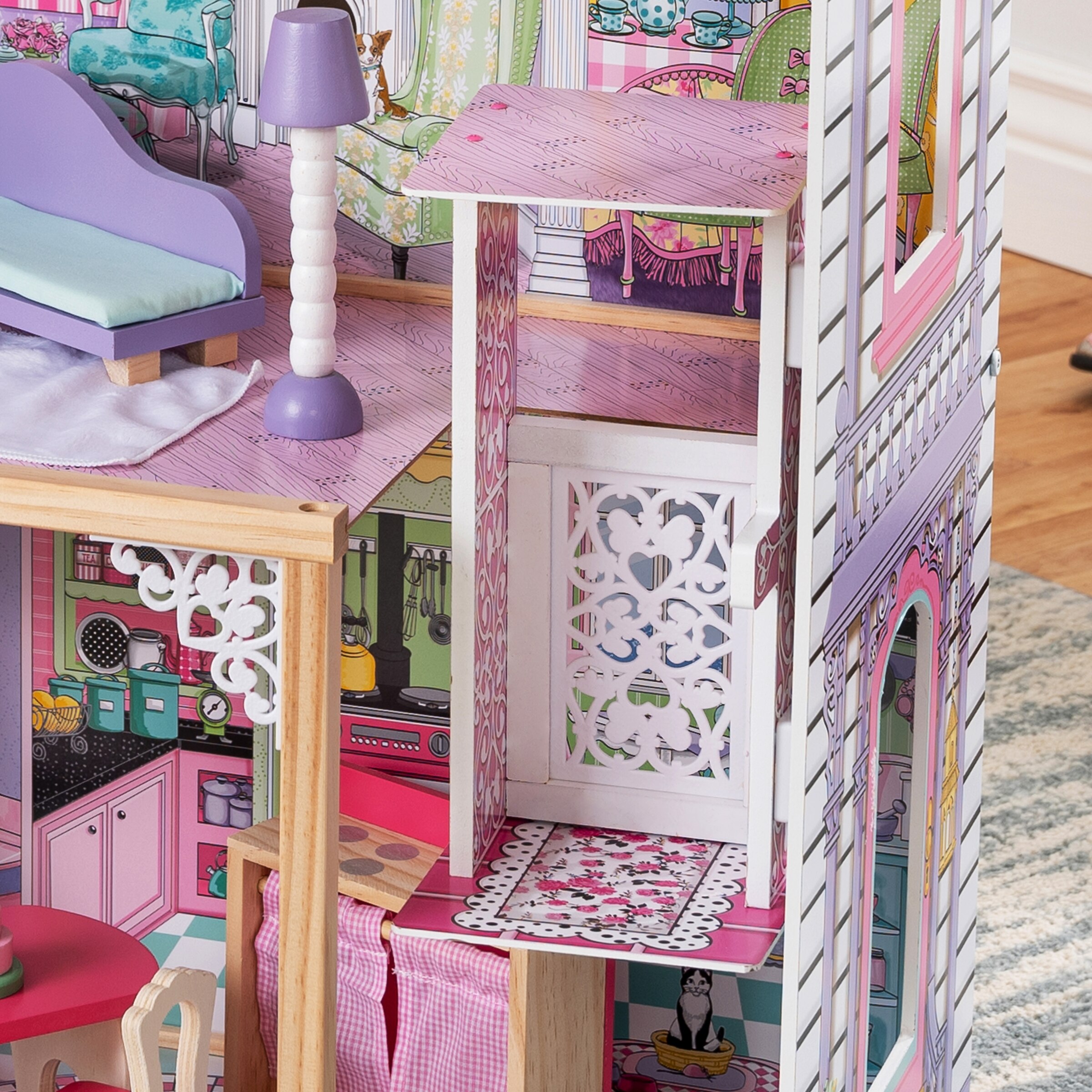 KidKraft Annabelle Wooden Dollhouse Willowbrook Shopping Centre