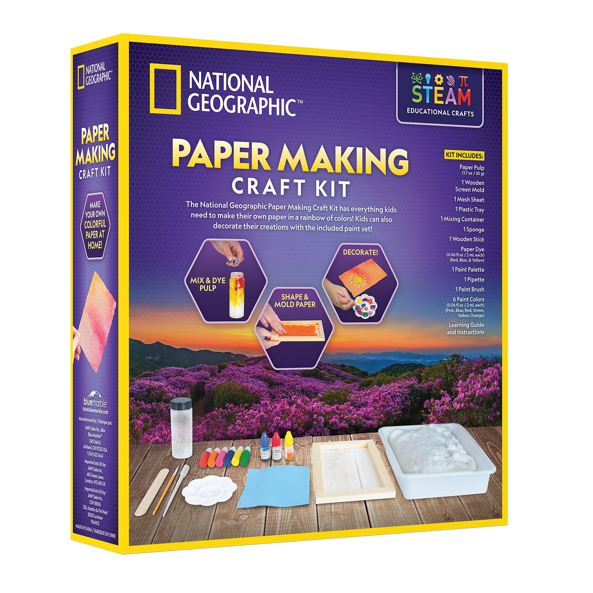 National Geographic Paper Making Craft Kit Willowbrook Shopping Centre