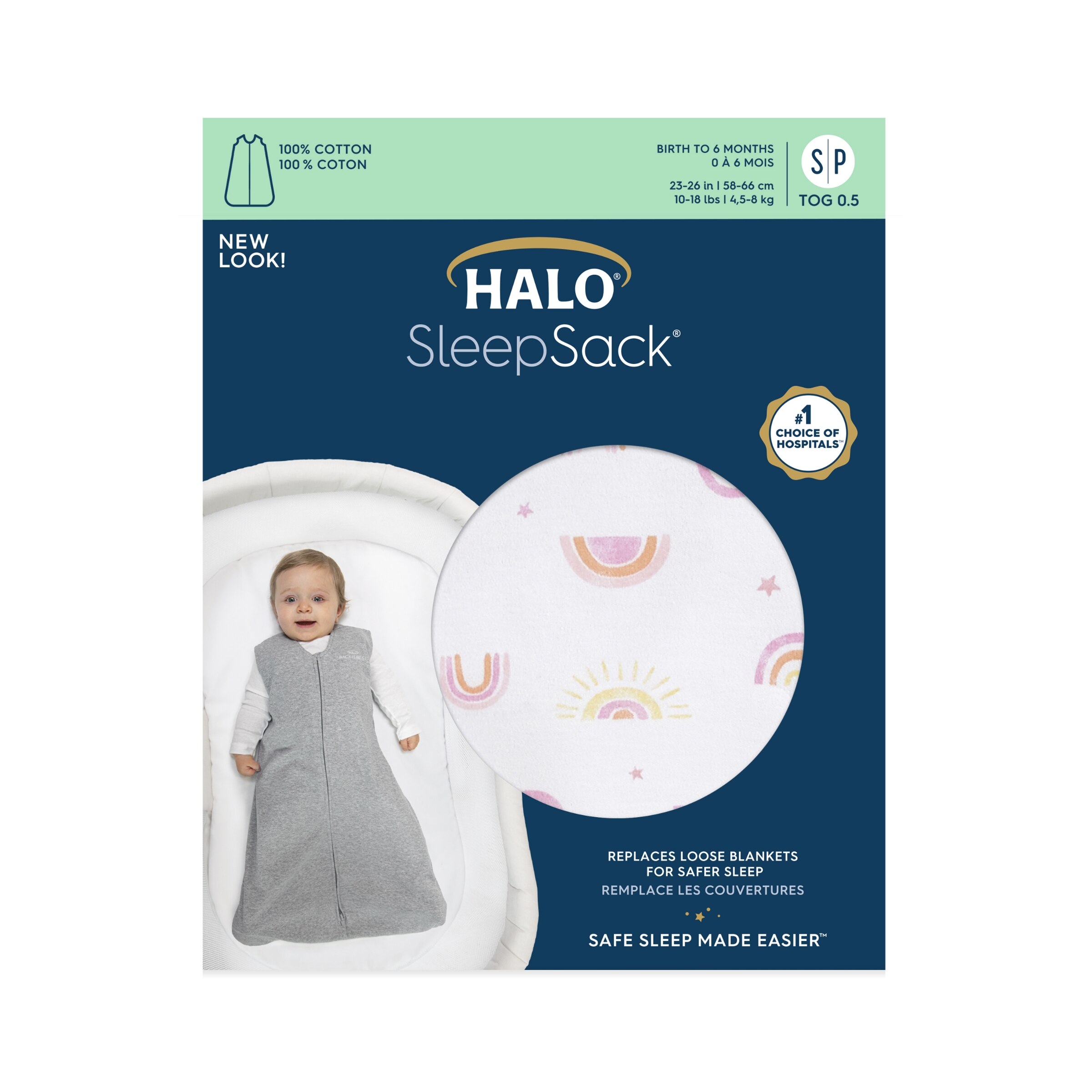 Halo innovations pure outlet cotton sleepsack swaddle wrap