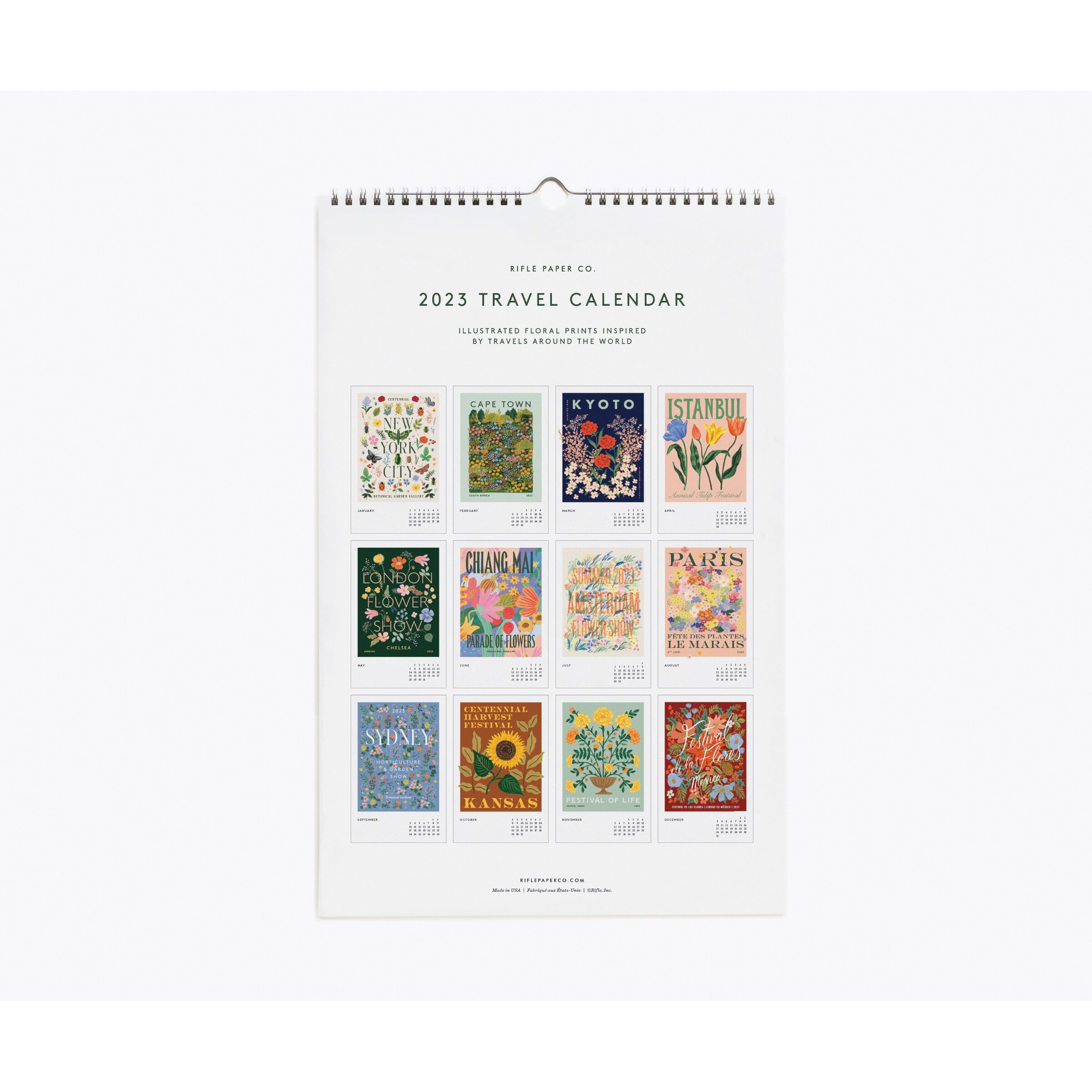 Rifle Paper Co. 2023 Féte Des Plantes Calendar Willowbrook Shopping