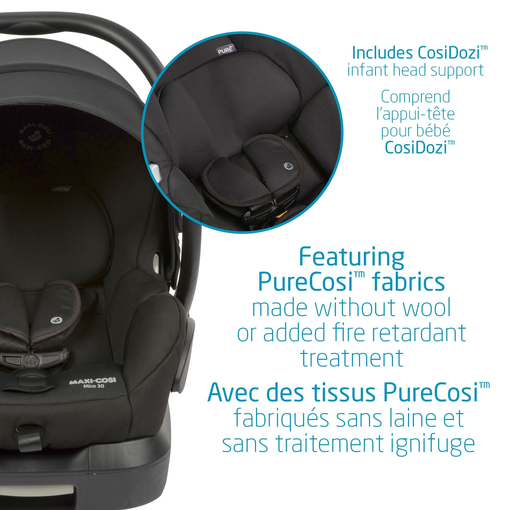 Maxi cosi infant outlet head support