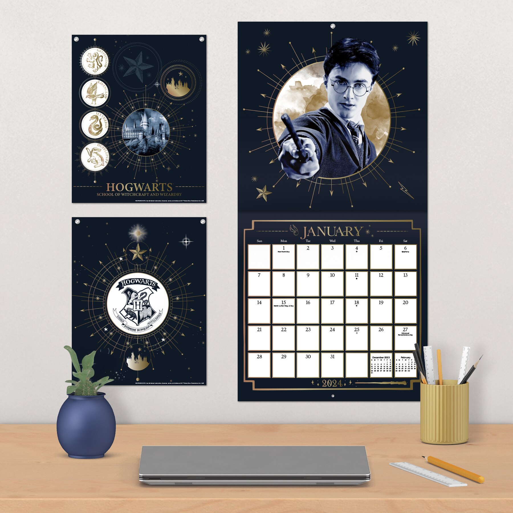 DateWorks Harry Potter 2024 Collector Wall Calendar Willowbrook Shopping Centre